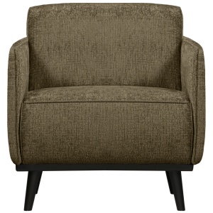 Fotoliu verde bonsai din textil Statement Arms Woood