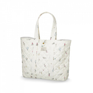 Geanta multicolora din bumbac Holiday CamCam Copenhagen