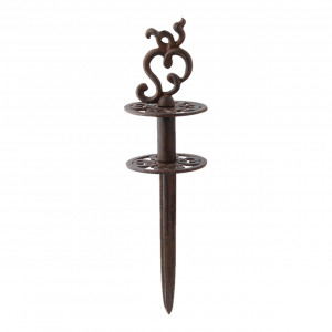 Ghidaj pentru furtun maro ruginiu din metal Lorey Esschert Design