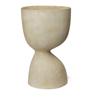 Ghiveci bej din piatra 42x44 cm Evoke Ferm Living