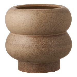 Ghiveci maro din ceramica 20 cm Flore House Nordic