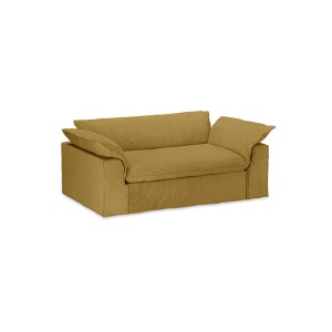 Husa pentru canapea ocru din textil 204 cm Nomad HKliving