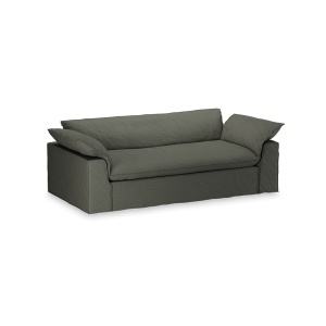 Husa pentru canapea verde army din bumbac pentru 3 persoane Nomad Wander HKliving
