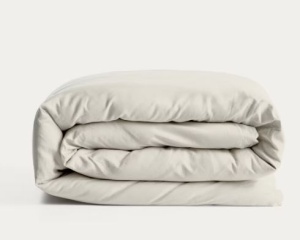 Husa pilota alba din bumbac 240x260 cm Sirale Kave Home