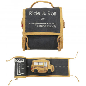 Jucarie multicolora din fibre Ride&Roll Lorena Canals
