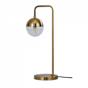 Lampa birou maro alama din metal 61 cm Globular Woood