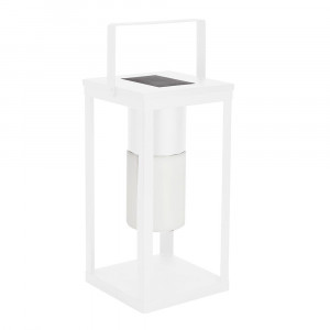 Lampa solara pentru exterior alba din metal 38 cm Square Bizzotto