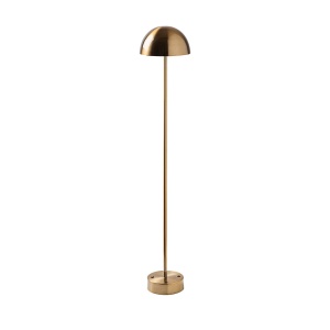 Lampadar auriu din metal cu LED 115 cm Sept The Home Collection