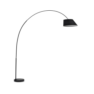 Lampadar negru din marmura 220 cm May Kave Home