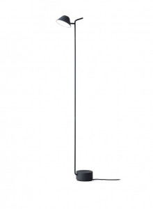 Lampadar negru din otel si aluminiu cu LED 125 cm Peek Menu