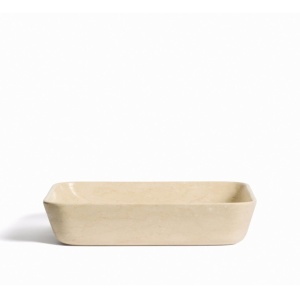 Lavoar bej din marmura Darnen Rectangular Kave Home