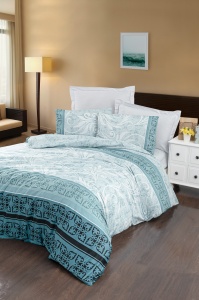 Lenjerie pat multicolora din bumbac Vena Double The Home Collection