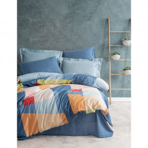 Lenjerie pat multicolora din textil Cosy The Home Collection