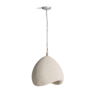 Lustra alb antic din fibre naturale Sibille Vical Home