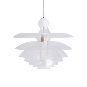 Lustra alba/aurie din fibre sintetice Sasha Vical Home