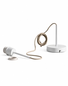 Lustra alba/crem din metal 150 cm Fulvia Kave Home