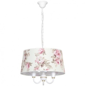 Lustra alba din metal cu 2 becuri Amon Quiet Object