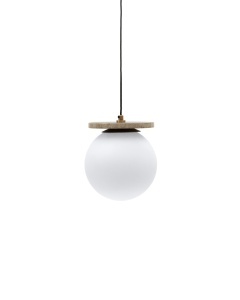 Lustra alba din sticla Malachi Kave Home