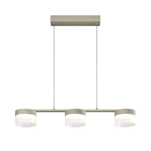 Lustra bej din metal cu 3 LED-uri Olin Maytoni