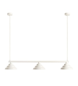 Lustra crem din metal cu 3 becuri Fala Quiet Object