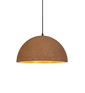 Lustra din fibre naturale maro Cork Markslojd