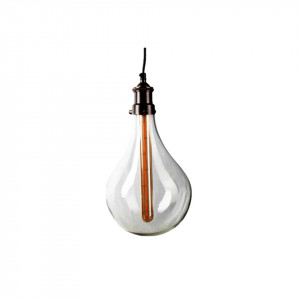 Lustra gri din sticla si aluminiu Philip Drop LifeStyle Home Collection