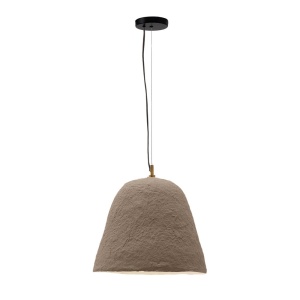 Lustra maro din hartie Lisora Large Kave Home