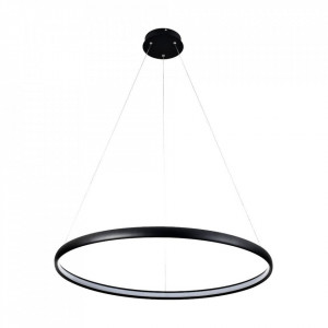 Lustra neagra din metal cu LED Carlo Zuma Line