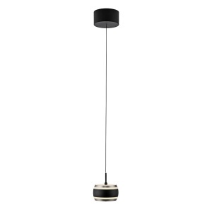 Lustra neagra din metal Pure Ring Zuma Line