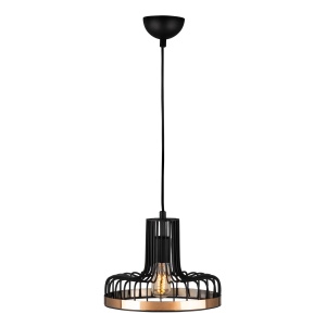 Lustra neagra/maro cupru din metal Fellini The Home Collection