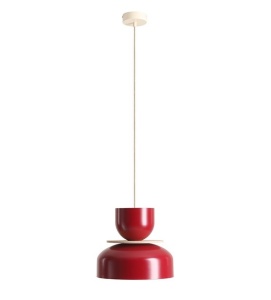 Lustra rosu corai din metal Uto Quiet Object