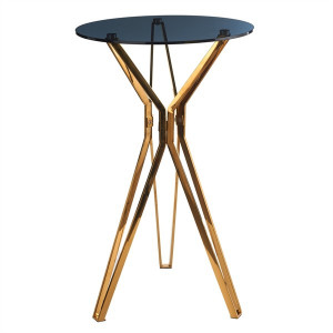 Masa bar aurie din metal 70 cm Barvi Pols Potten