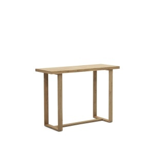 Masa bar exterior maro din lemn 70x140 cm Canadell Kave Home