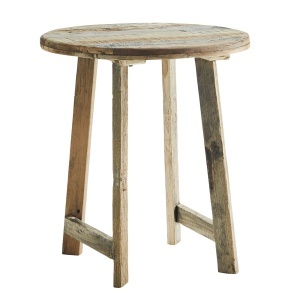 Masa bistro maro din lemn 66 cm Loren Madam Stoltz