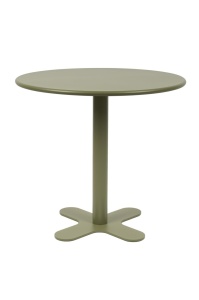 Masa bistro verde din metal 80 cm Sanjay Low Quiet Object