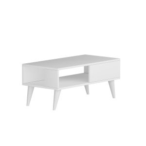 Masa de cafea alba 45x90 cm Seul The Home Collection