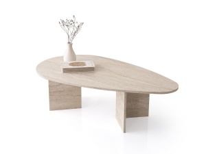 Masa de cafea crem 80x140 cm Flap The Home Collection
