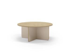 Masa de cafea crem/maro 80 cm Hillary The Home Collection