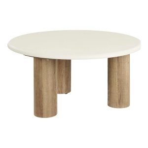 Masa de cafea din ciment bej 80 cm Fondi House Nordic