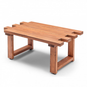 Masa de cafea exterior maro din lemn 65x104 cm Gordon The Home Collection