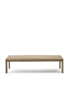 Masa de cafea exterior maro din lemn 83x140 cm Ambra Kave Home