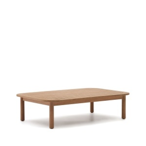 Masa de cafea exterior maro din lemn 89x140 cm Sacova Kave Home
