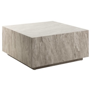 Masa de cafea gri 90x90 cm Dice River Quiet Object