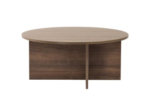 Masa de cafea maro 90 cm Soleil Walnut Nordure