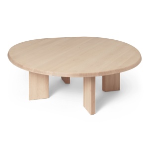 Masa de cafea maro deschis din lemn 107x108 cm Tarn Ferm Living