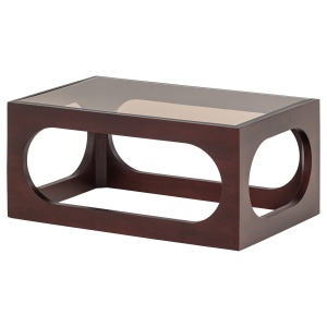 Masa de cafea maro din lemn 50x77 cm Trax Woood
