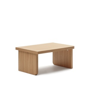 Masa de cafea maro din lemn 62x89 cm Oaq Kave Home
