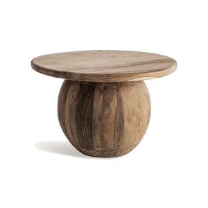 Masa de cafea maro din lemn 70 cm Erloy Vical Home