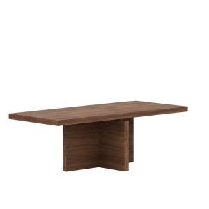 Masa de cafea maro inchis 50x120 cm Arrel Teulat