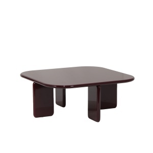 Masa de cafea rosu burgund 88x88 cm Mimo Quiet Object